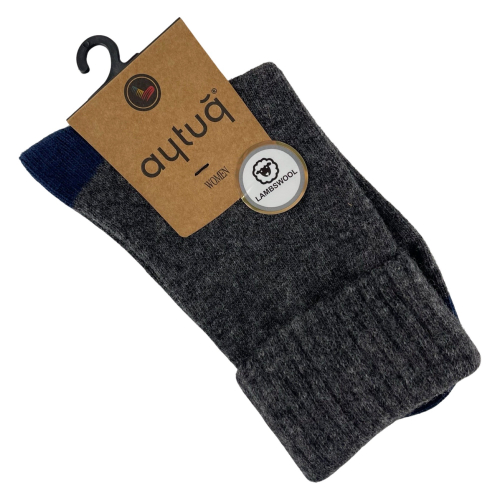 Шкарпетки жіночі Aytug 45002 Lambswool високі сірі Size 36-40