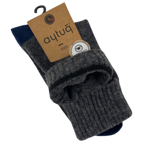 Шкарпетки жіночі Aytug 45002 Lambswool високі сірі Size 36-40