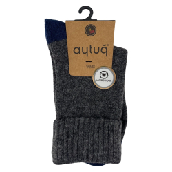 Шкарпетки жіночі Aytug 45002 Lambswool високі сірі Size 36-40