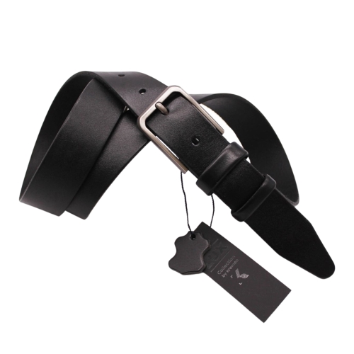 Ремень мужской кожаный Кремень 01357703 115 см Флоренция черный