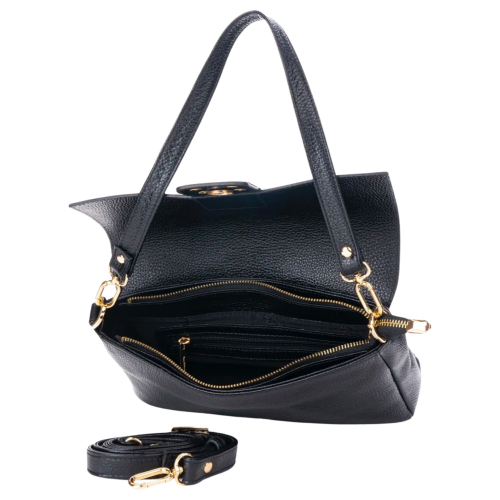 Сумка женская кожаная Tony Bellucci 0523-281 черная