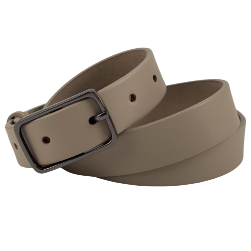 Ремінь жіночий шкіряний Кремінь 05.30.00.114 бежевий 125 см