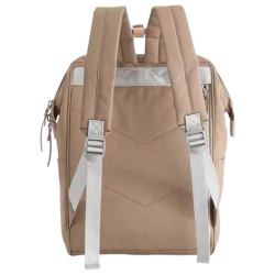 Рюкзак Himawari 1881-22 світло-коричневий із сірими вставками
