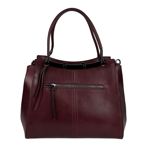 Сумка женская кожаная Karya 2487-618 марсала