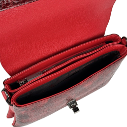Сумка жіноча шкіряна лакована Karya 5073-569 червона