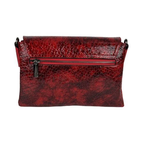 Сумка жіноча шкіряна лакована Karya 5073-569 червона