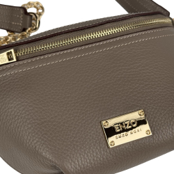 Сумка крос-боді жіноча шкіряна Enzo Nori EN1023-907 капучино