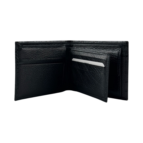 Гаманець чоловічий під крокодилячу шкіру Bond 519-356 чорний