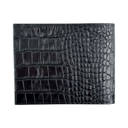 Гаманець чоловічий під крокодилячу шкіру Bond 519-356 чорний