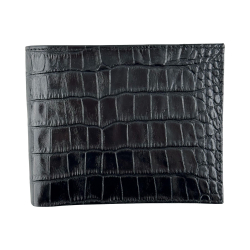 Гаманець чоловічий під крокодилячу шкіру Bond 519-356 чорний