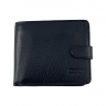 Кошелек мужской кожаный Bond 547-281-282 черный (внутри красный)