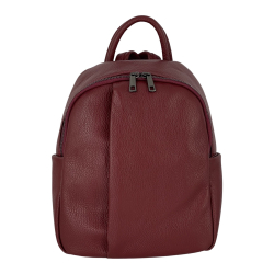 Рюкзак жіночий шкіряний Genuine Leather 05434 D10 винний​