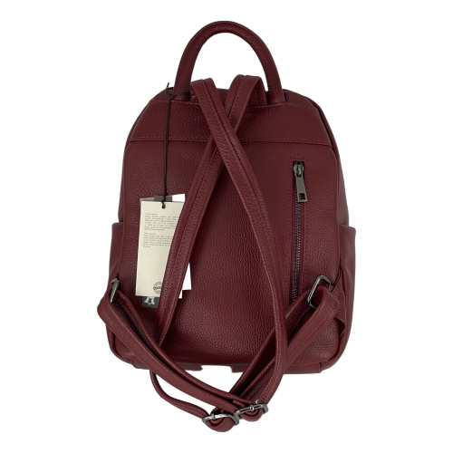 Рюкзак жіночий шкіряний Genuine Leather 05434 D10 винний​