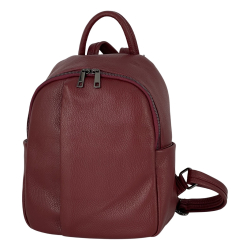 Рюкзак жіночий шкіряний Genuine Leather 05434 D10 винний​