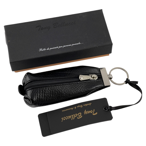 Ключниця шкіряна Tony Bellucci 113-281 чорна