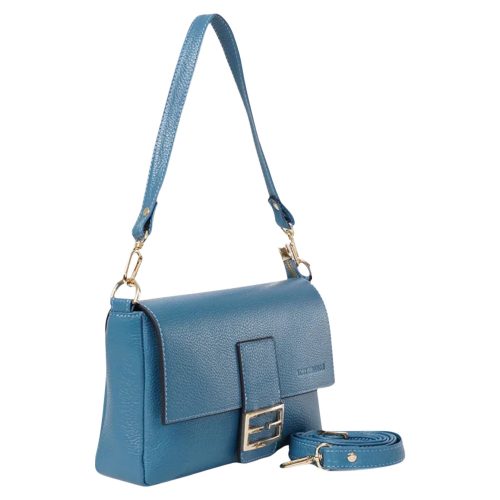 Сумка женская кожаная Tony Bellucci 0523-215 голубая