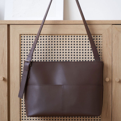 Сумка-шопер жіноча WeLassie 12705 Тейлор шоколадна