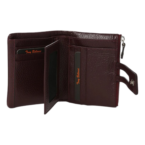 Кошелек женский кожаный Tony Bellucci T898-1905 бордовый