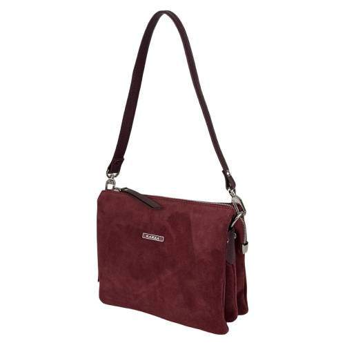 Сумка женская замшевая Karya 3012-8 марсала