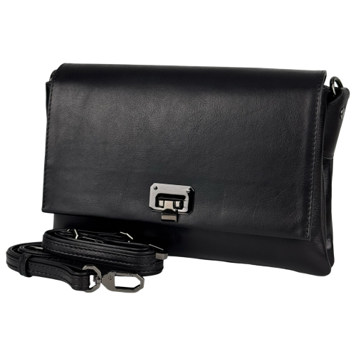 Сумка жіноча шкіряна Karya 5073-612 чорна