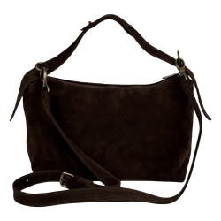 Сумка жіноча замшева Vittorio Safino VSL 043 коричнева