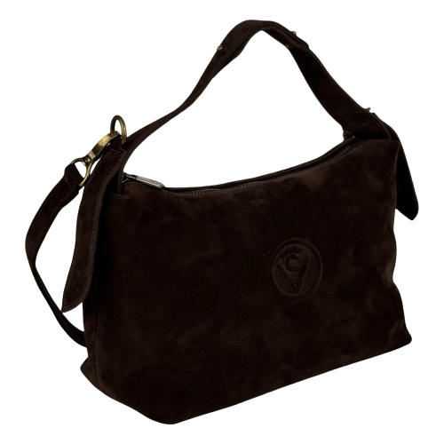 Сумка жіноча замшева Vittorio Safino VSL 043 коричнева