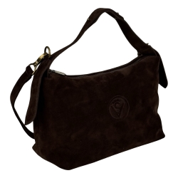 Сумка жіноча замшева Vittorio Safino VSL 043 коричнева