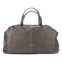 Сумка-саквояж женская кожаная Enzo Nori EN1095-KR05 серая