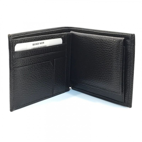 Кошелек мужской кожаный Bond 540-286 темно-коричневый