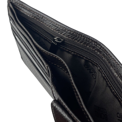 Гаманець чоловічий шкіряний Bond 547-286 темно-коричневий