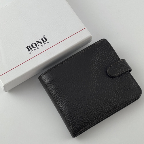 Кошелек мужской кожаный Bond 547-286 темно-коричневый