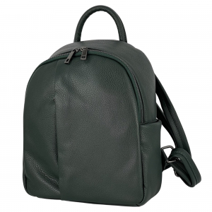 Рюкзак женский кожаный Genuine Leather 05434 D14 темно-зеленый