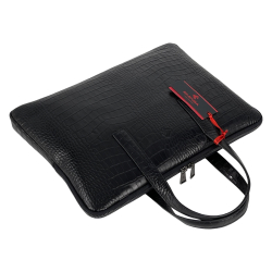 Сумка-портфель жіночий шкіряний Eminsa 7138 4-1 чорний