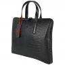 Сумка-портфель женский кожаный Eminsa 7138 4-1 черный 