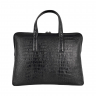 Сумка-портфель женский кожаный Eminsa 7138 4-1 черный 