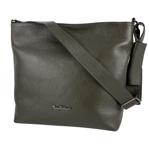 Сумка женская кожаная Tony Bellucci 0721-217 оливковая