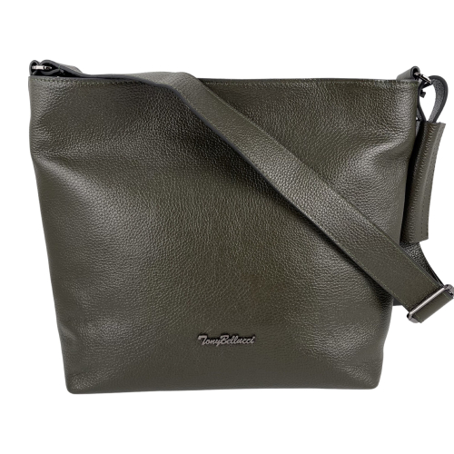 Сумка женская кожаная Tony Bellucci 0721-217 оливковая