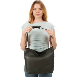 Сумка жіноча шкіряна Tony Bellucci 0721-217 оливкова