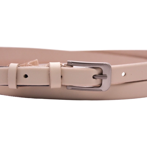 Ремень женский кожаный Кремень 05.15.00.78 110 см молочный