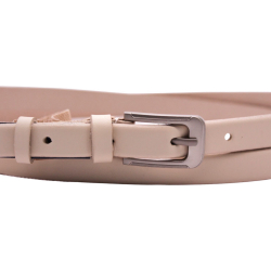 Ремень женский кожаный Кремень 05.15.00.78 110 см молочный