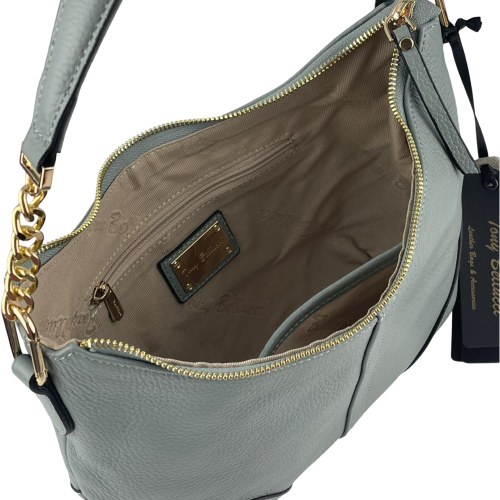 Сумка жіноча шкіряна Tony Bellucci 0796-207 фісташкова