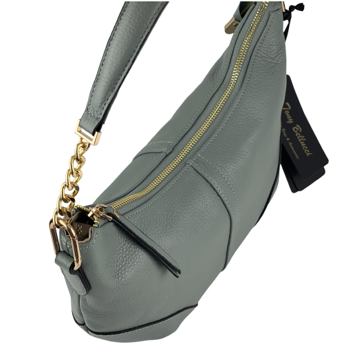 Сумка жіноча шкіряна Tony Bellucci 0796-207 фісташкова