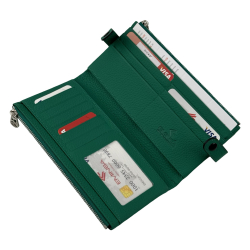 Гаманець жіночий шкіряний Eminsa 2117 9-27 зелений