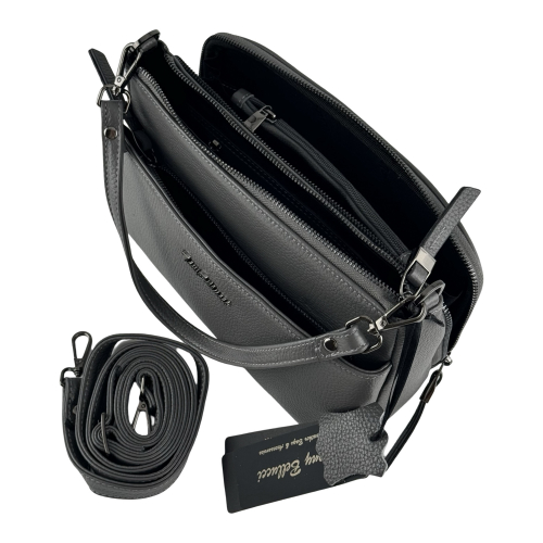 Сумка женская кожаная Tony Bellucci 0440-1032 серая