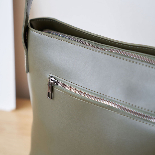 Сумка-шопер жіноча WeLassie 12708 Тейлор оливкова