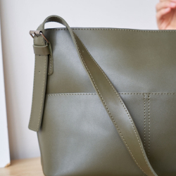 Сумка-шопер жіноча WeLassie 12708 Тейлор оливкова