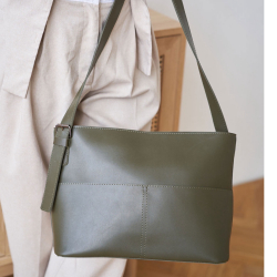 Сумка-шопер жіноча WeLassie 12708 Тейлор оливкова