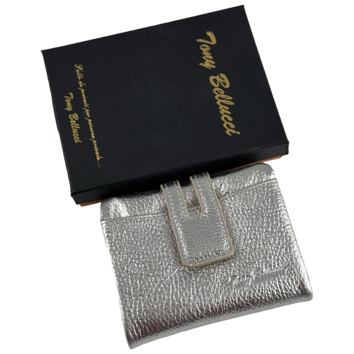 Кошелек женский кожаный Tony Bellucci T898-1036 серебристый