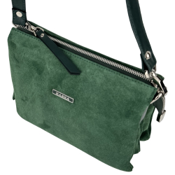 Сумка женская замшевая Karya 3012-9 изумрудная