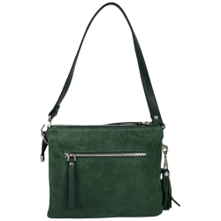 Сумка женская замшевая Karya 3012-9 изумрудная